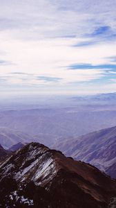 Preview wallpaper mountains, sky, peaks, mountain landscape