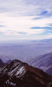 Preview wallpaper mountains, sky, peaks, mountain landscape