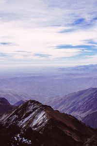 Preview wallpaper mountains, sky, peaks, mountain landscape