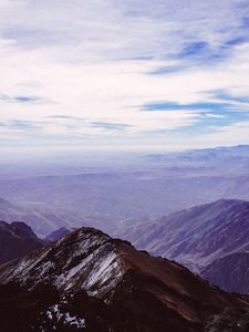 Preview wallpaper mountains, sky, peaks, mountain landscape