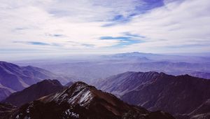 Preview wallpaper mountains, sky, peaks, mountain landscape
