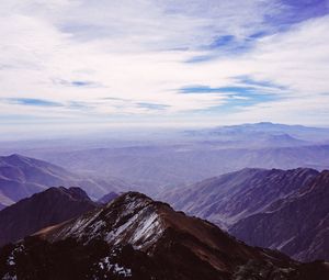 Preview wallpaper mountains, sky, peaks, mountain landscape