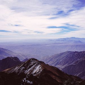Preview wallpaper mountains, sky, peaks, mountain landscape