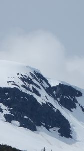 Preview wallpaper mountains, sky, top, snow