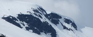 Preview wallpaper mountains, sky, top, snow