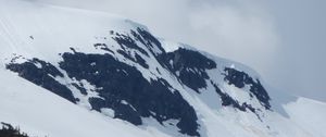 Preview wallpaper mountains, sky, top, snow