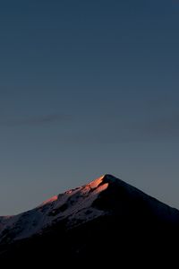 Preview wallpaper mountains, sky, top