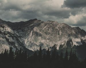 Preview wallpaper mountains, sky, view from above