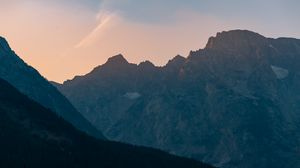 Preview wallpaper mountains, slope, forest, landscape