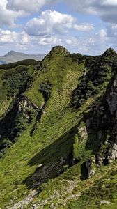 Preview wallpaper mountains, slope, greenery, landscape