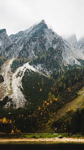 Preview wallpaper mountains, slope, landscape, nature, trees, autumn