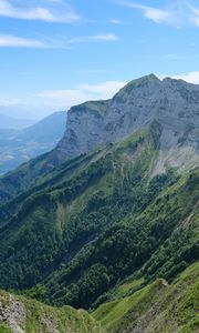 Preview wallpaper mountains, slope, landscape, nature, view