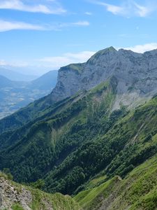 Preview wallpaper mountains, slope, landscape, nature, view