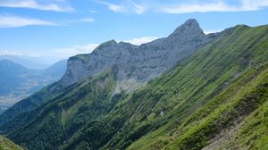 Preview wallpaper mountains, slope, landscape, nature, view