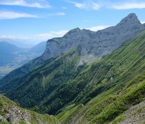 Preview wallpaper mountains, slope, landscape, nature, view