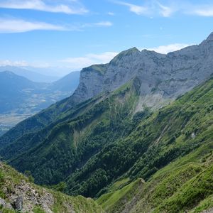 Preview wallpaper mountains, slope, landscape, nature, view