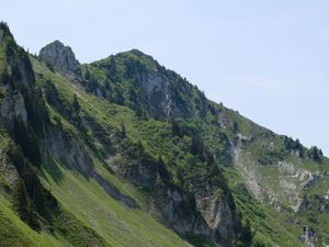 Preview wallpaper mountains, slope, landscape, trees