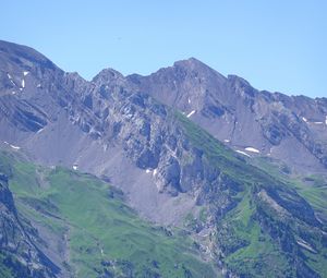 Preview wallpaper mountains, slope, path, trees