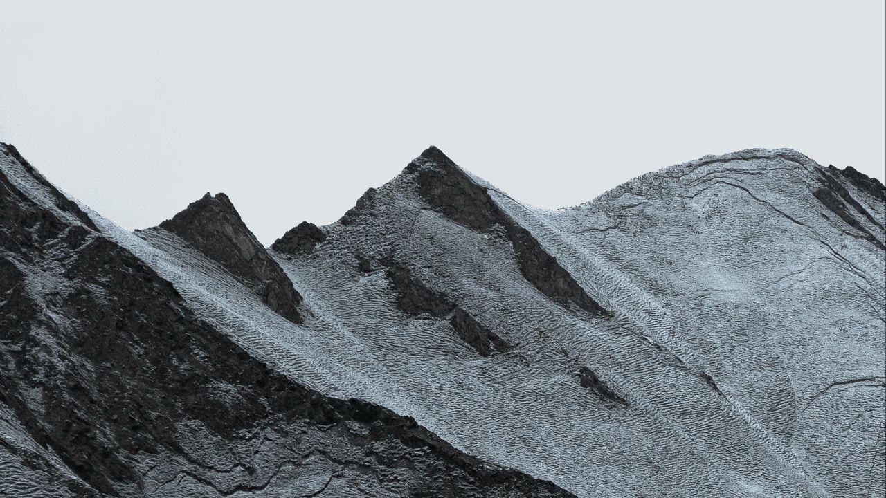 Wallpaper mountains, slope, peaks, sky