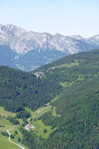 Preview wallpaper mountains, slope, valley, trail