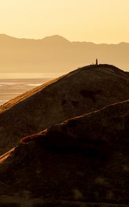 Preview wallpaper mountains, slopes, silhouettes, nature