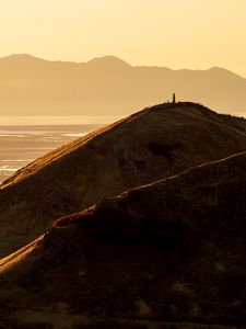 Preview wallpaper mountains, slopes, silhouettes, nature