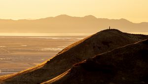 Preview wallpaper mountains, slopes, silhouettes, nature