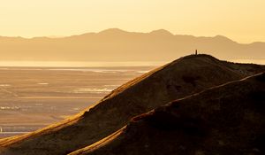 Preview wallpaper mountains, slopes, silhouettes, nature