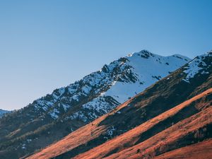 Preview wallpaper mountains, slopes, snow, landscape