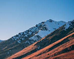 Preview wallpaper mountains, slopes, snow, landscape