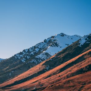 Preview wallpaper mountains, slopes, snow, landscape