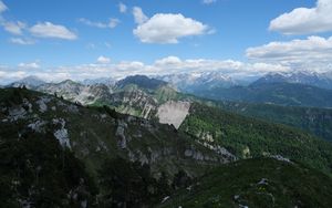 Preview wallpaper mountains, slopes, trees, nature