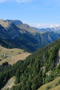 Preview wallpaper mountains, slopes, valley, trees, landscape