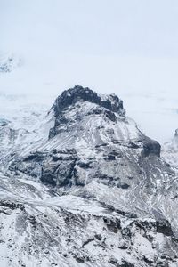 Preview wallpaper mountains, snow, canyon, ice, relief