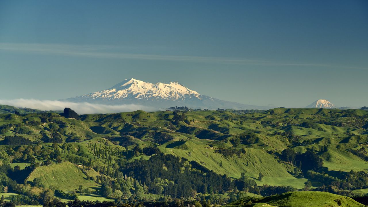 Wallpaper mountains, snow, hills, relief, landscape, nature