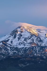 Preview wallpaper mountains, snow, landscape, peaks, relief