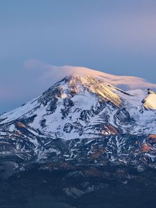 Preview wallpaper mountains, snow, landscape, peaks, relief