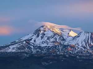 Preview wallpaper mountains, snow, landscape, peaks, relief