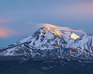 Preview wallpaper mountains, snow, landscape, peaks, relief