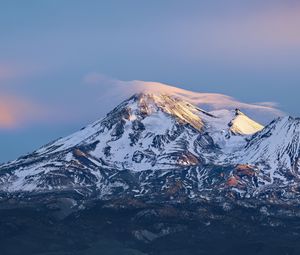 Preview wallpaper mountains, snow, landscape, peaks, relief