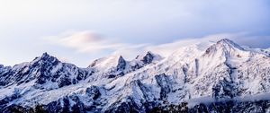 Preview wallpaper mountains, snow, landscape, alps