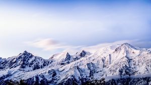 Preview wallpaper mountains, snow, landscape, alps