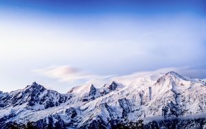 Preview wallpaper mountains, snow, landscape, alps