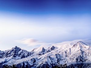 Preview wallpaper mountains, snow, landscape, alps