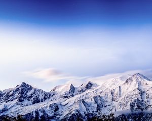 Preview wallpaper mountains, snow, landscape, alps