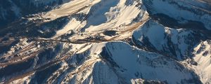 Preview wallpaper mountains, snow, landscape, relief