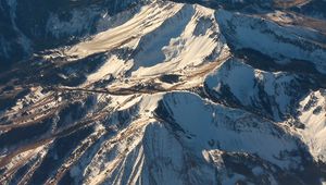 Preview wallpaper mountains, snow, landscape, relief