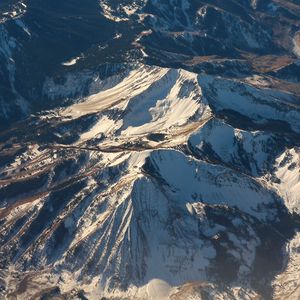 Preview wallpaper mountains, snow, landscape, relief