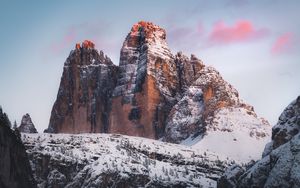 Preview wallpaper mountains, snow, nature, landscape