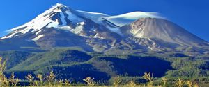 Preview wallpaper mountains, snow, peak, landscape, nature, hills